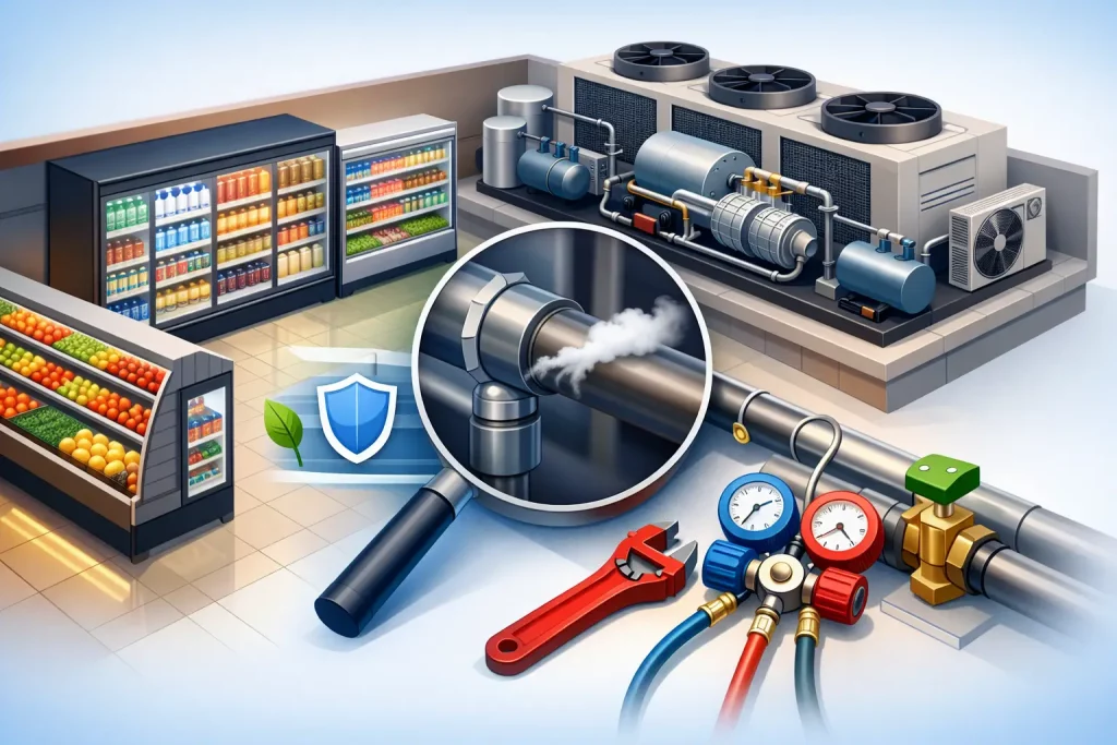 How to Reduce Supermarket Refrigerant Leaks