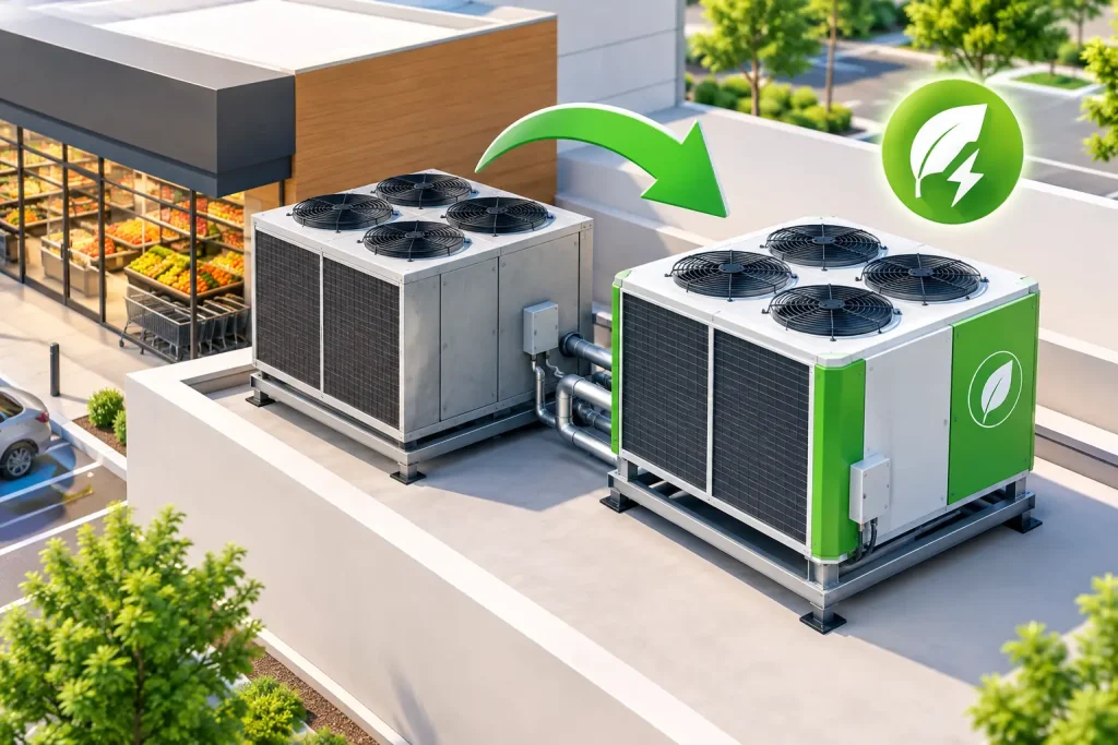 How to Retrofit Supermarket Condensers for Energy Savings