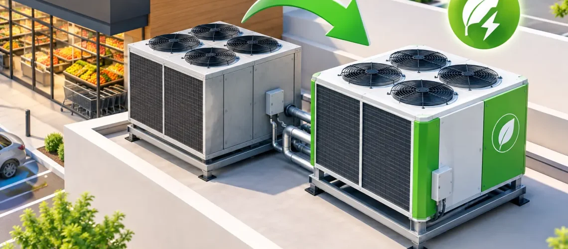 How to Retrofit Supermarket Condensers for Energy Savings